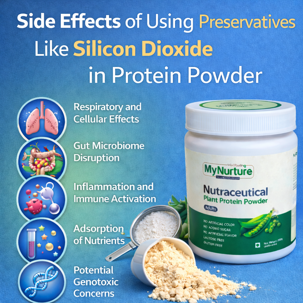 Side Effects of Using Preservatives Like Silicon Dioxide in Protein Powder